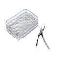 thumbnail image 4 of veasfak 3 Pieces Air Fryer Rack with Clip Cooking Rack for Baking Kitchen Vegetables, 4 of 9
