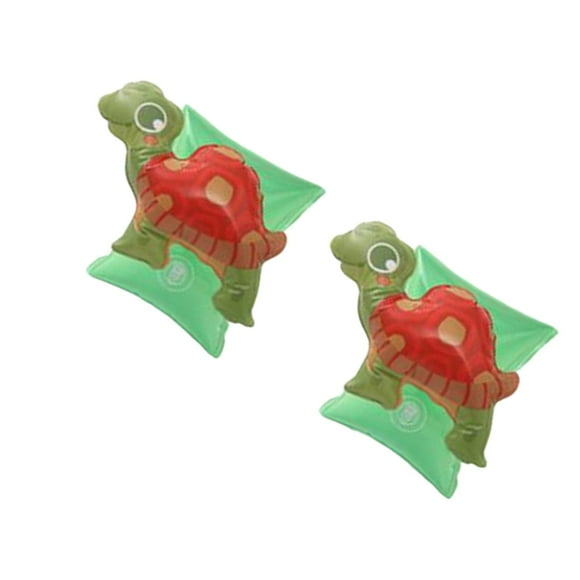 Brazo flotante inflable 1 par Aprender Brazaletes inflables par Flotador par Patrón de tortuga