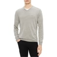 thumbnail image 1 of Calvin Klein Mens Extra Fine Merino Pullover Sweater, Grey, X-Small, 1 of 1