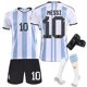 thumbnail image 1 of Camiseta de fútbol de Argentina de la Copa Mundial 2022, camiseta de fútbol de casa de Messi, trajes de entrenamiento-Messi 10-2XL BmatwkZeng Bmatwk Jersey, 1 of 2