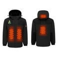 thumbnail image 1 of DPTALR Men's and Women's USB Heated Jacket,Four Heating Zones,Winter Windproof Waterproof Warm Electric Heating Snow Cotton Ski Jacket, 1 of 4