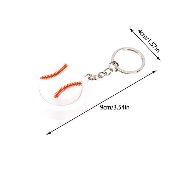 3D Printing Decompression Keychain, Funny Stress Relief Balls, Unique Gifts for Office, Sports, Travel, Trendy Accessories for Adults, Basketball, Soccer, Tennis, Baseball, Volleyball Ornaments