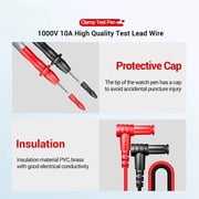Smart Clamp Multimeter, 600A AC Current Clamp Meter with Auto-Ranging, NCV Function, LCD Display, Measures Voltage, Resistance, Capacitance, Ideal for Home, Auto, and Electrical Repairs