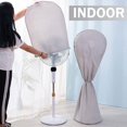 thumbnail image 3 of SHAR 3 Pack Fan Dust Cover All-inclusive, Round Electric Fans Protective Cover, Floor Standing Fan Cover Protector, for Standing Floor Fans, 3 of 5