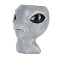 thumbnail image 2 of Alien Flower Pot Head Planter Pot Cute Resin Succulent Planter Ornament with Big Eyes Large Opening for Indoor Outdoor, 2 of 5