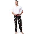 thumbnail image 4 of Fruit of the Loom Men's Matte Fleece Holiday Print Pajama Pants, Sizes S-5XL, 4 of 5