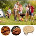 thumbnail image 5 of Generador de humo frío redondo FlkwoH para ahumadores profesionales - Caja ahumadora de pellets para ahumar carne y pescado con cepillo de limpieza para parrilla de barbacoa, 5 of 5