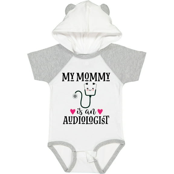 Inktastic My Mommy is an Audiologist Boys or Girls Baby Bodysuit
