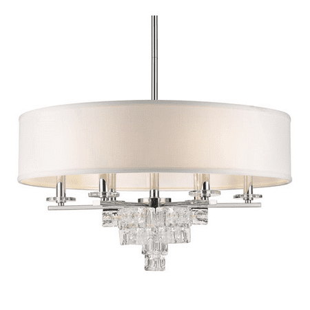 Polished Chrome Icon - World of Lighting WL161772 Chandeliers Polished Chrome Wrought Iron Augusta