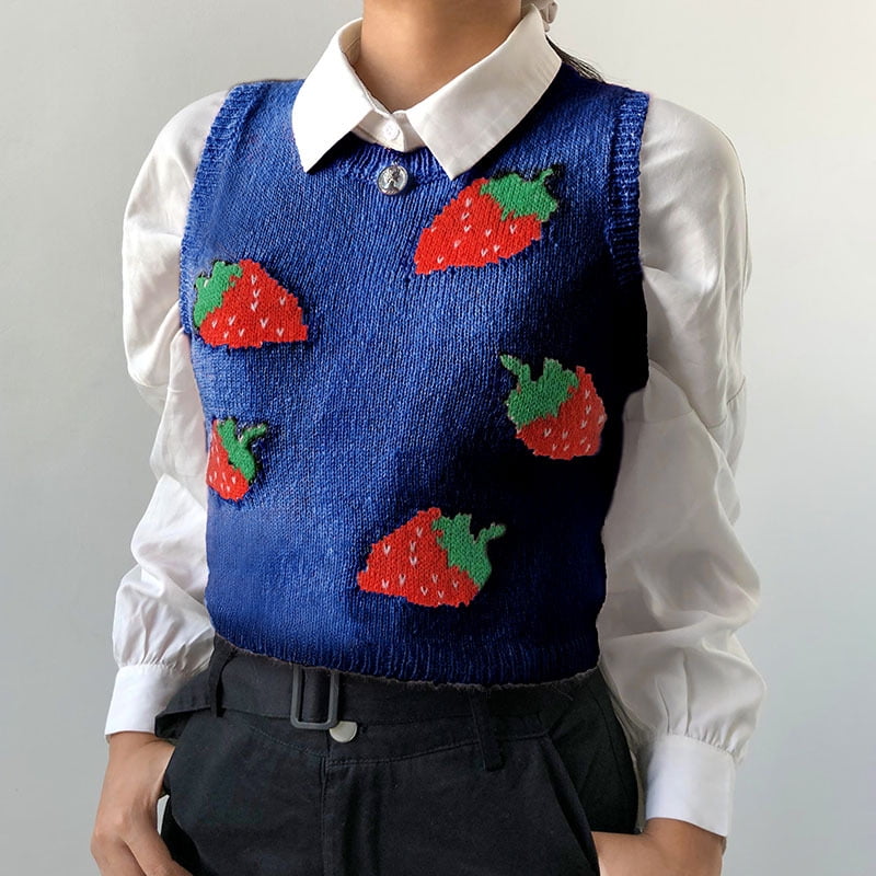 Women?s Casual Sweater Vest, Cute 