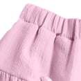 thumbnail image 6 of DxhmoneyHX Womens Maxi Skirt Flowy Elastic Waist Tiered Pleated A Line Skirts Loose Fit Summer Boho Trendy Cute Pull On Long Skirts with Bow Age 4-15Years, 6 of 8