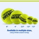 thumbnail image 5 of PetSport USA Pelotas de tenis de 2.5 pulgadas para perros medianos [pelotas de tenis de fuerza industrial no tóxicas y seguras para mascotas para ejercicio, tiempo de juego y entrenamiento de perros], 5 of 6