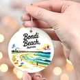 thumbnail image 4 of Bondi Beach Australia Christmas Ornament, Collection of City Travel Souvenirs for Family and Friends, Christmas Tree Ornament City Travel, Trips of The Year, Christmas Ornament 2025, 4 of 5