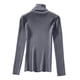 thumbnail image 1 of Otoño Invierno 2020, suéteres de punto de cuello alto para mujer, suéter ajustado de manga larga Gris Yuyangstore Suéter de punto de mujer, 1 of 8