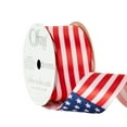 thumbnail image 2 of Offray Ribbon, Red White Blue 1 1/2 inch American Flag Satin Ribbon for Sewing, Crafts, and Gifting, 9 feet, 1 Each, 2 of 8