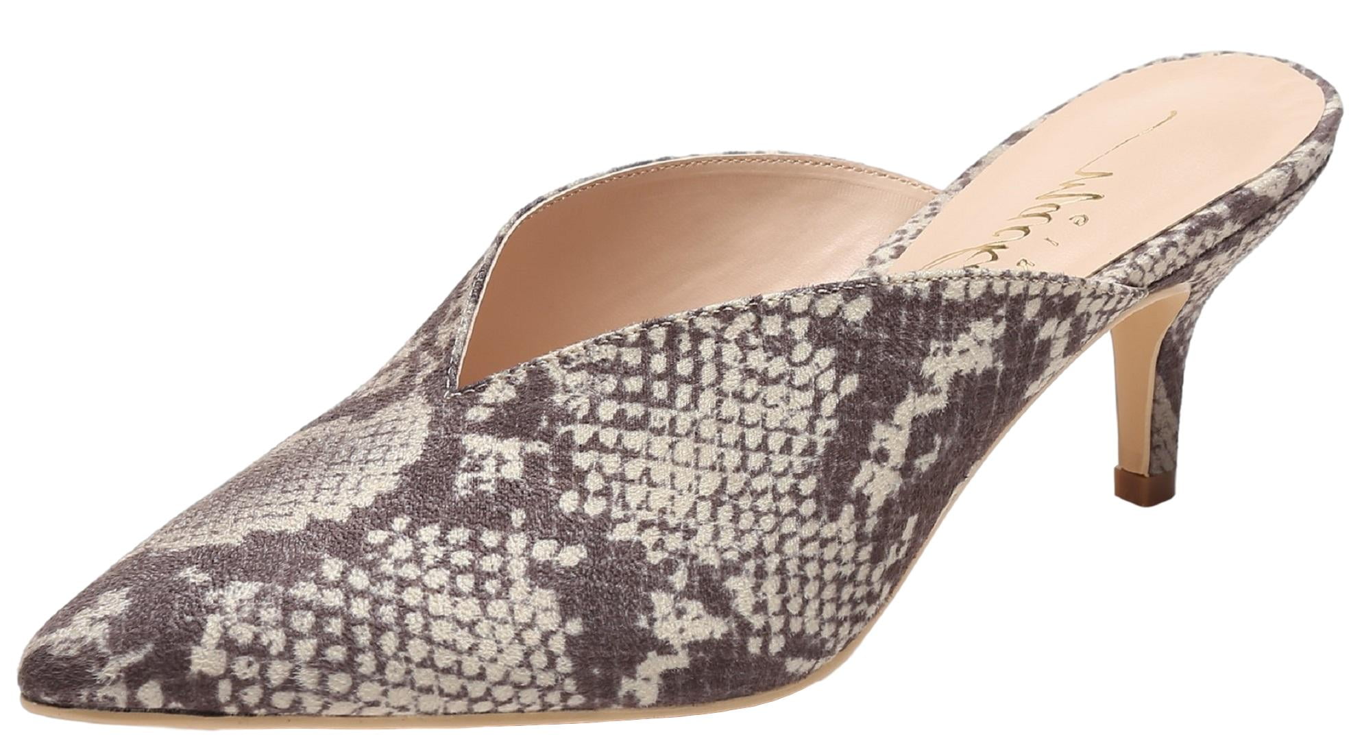 Snakeskin pumps low heel Clearance