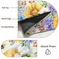 thumbnail image 6 of Yellow Sunflowers Area Rugs 5'x8', Washable Small Throw Rugs for Classroom Bedroom, Spring Gnomes Hydrangea Daisy Plants Indoor Outdoor Rug Non-Slip Low Pile Carpet Runner Reversible Floor Mats, 6 of 8