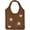 Coffee, variant on JUYGO Y2K Fairy Grunge Crochet Hobo Bag Indie Hippie Straw Beach Tote Punk Star Preppy Duffle Bag Cottagecore Accessories (Purple)