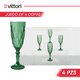 thumbnail image 2 of Juego 4 Copas de Vidrio Cristal para Champaña Vino Agua Color Verde, 2 of 6