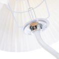 thumbnail image 3 of SHOWERORO Pleated Nightstand Desk Lamp With Wood For Small Living Spaces 1Set, 3 of 8