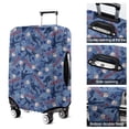 thumbnail image 5 of Blue Baseball Silhouette Pattern Luggage Cover Fashion Suitcase Cover Baggage Covers Fit 25-28 Inch Luggage (Go Travel), 5 of 5