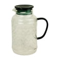 thumbnail image 1 of Set de Jarra de Vidrio con Tapa Verde y Vasos Grabados Transparentes | 1 Jarra + 4 Vasos | Apto para Refrigerador, 1 of 6