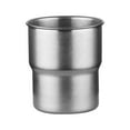 thumbnail image 4 of Taza de acero inoxidable Cola Taza para beber de 300 ml irrompible para café té Plata, 4 of 8