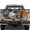 Style 1, variant on Lotusprinthandmade Tiger Blue Sky Graphic Truck Decal Tailgate Wrap 2 Sizes (24"x58")