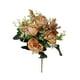 thumbnail image 1 of Ramo de flores de peonía artificial Simulación Decoración floral Tela de oficina en casa Ramo de peonía falsa, 5 cabezas, Naranja claro Inevent HA7399-05B, 1 of 2