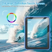 Fohil MP3 Player Bluetooth, 64GB 2.4 Inch Touch Screen Portable MP3 Player, Music Player with FM Radio, EBook, Recorder, Supports Multiple Audio Formats,TF Card