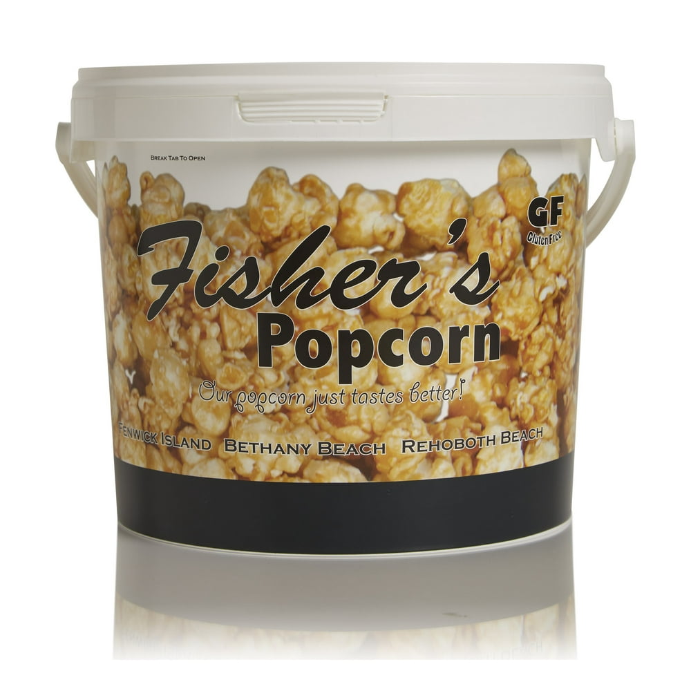 Fisher's Popcorn Caramel Popcorn, Gluten Free, 5 Simple Ingredients
