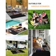 thumbnail image 5 of Outdoor Rug 6x9 ft Patriotic Stripes and Star Waterproof Outdoor Patio Rug Mat Non Slip Outside Area Rugs Carpet for RV,Camping,Porch,Deck,Pool,Balconybackyard,Freedom American Flag Soldiers, 5 of 9