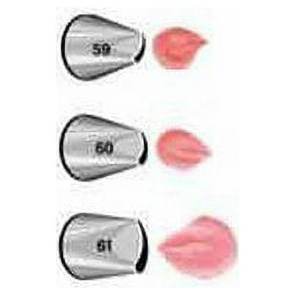 Ateco # 59 - Roses Pastry Tip - Stainless Steel