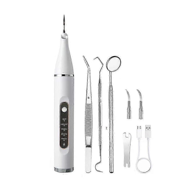 Dog Plaque and Tartar Remover, Ultrasonic Teeth Cleaner for and Cats, Ultrasonic Dental Kit, Dental