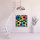 thumbnail image 4 of Pinturas al óleo coloridas de fútbol, ​​lienzo artístico para pared, cuadro al óleo sin marco, póster, dibujo de un solo panel Vogacara JJ13366-02, 4 of 6