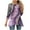 Purple Plus Size Blouse for Women_b, variant on CYMMPU Floral Pattern 3/4 Sleeve Fall Fashion Shirts Blouses for Women Dressy Casual Round Neck Spring Tunic Tops Loose Fit Flare Hem Hide Belly Tops to Wear with Leggings T-Shirts Purple XXL