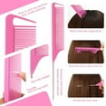 thumbnail image 2 of Parting Comb Braiding Comb - Hair Pull Through Tool Set 8 PCS Hair Tail Tools Hair Tools for Styling Topsy Tail Hair Tool Hair Styling Tools Hair Loop Styling Tool Hair Accessories for Women, 2 of 5