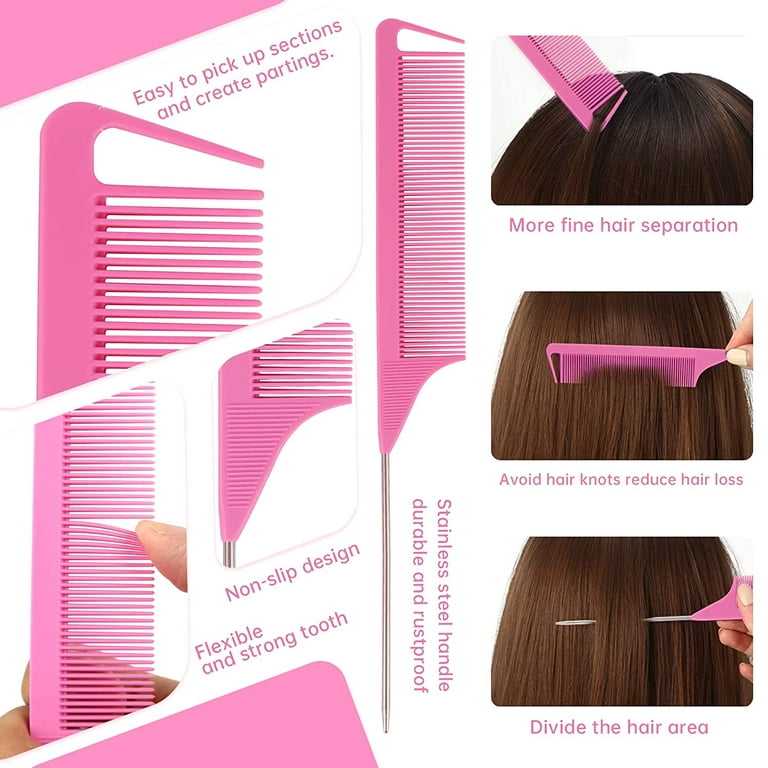 Perfect Parting Combs 5pc – Twisted Pretty Hair Care