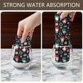 thumbnail image 6 of 4 Pcs Funny Kitchen Towels,Dark Blue Christmas Santa and Gnome Pattern Microfiber Dish Towels,Kitchen Tea Towels,Kitchen Towel Set (18" X 26"), 6 of 7