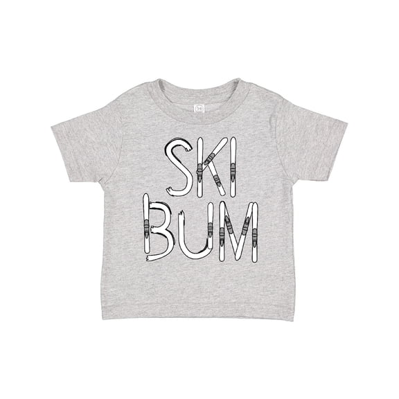 Inktastic Ski Bum Boys or Girls Toddler T-Shirt