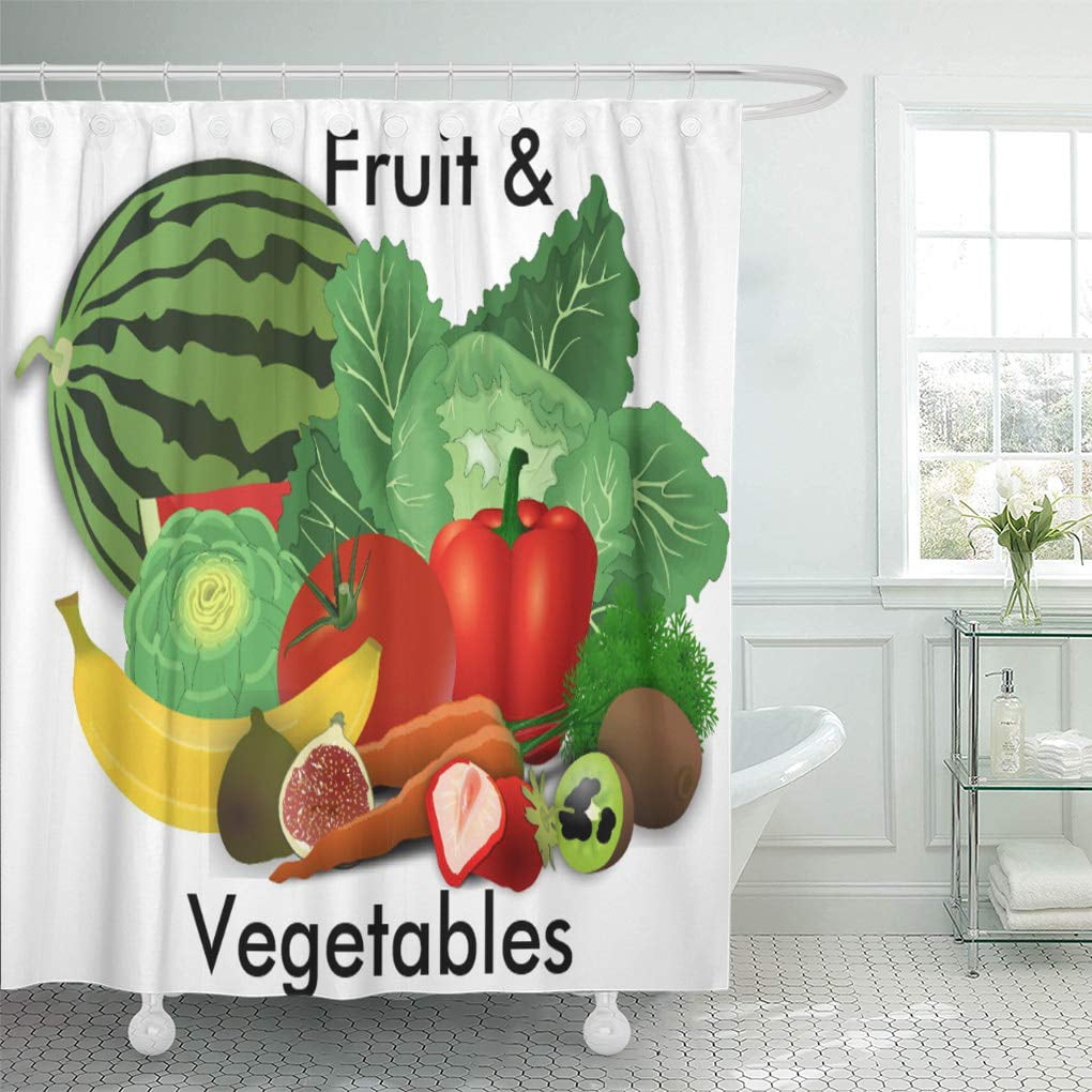 CYNLON Green Tomatoes Fruit and Vegetable Potatoes Corn Beans Onion