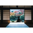 thumbnail image 3 of IDEA4WALL 6pcs Japanese Style Grid Door View Peel and Stick Wallpaper Removable Wall Murals Large Wall Stickers for Home Decoration, 100"x24", 3 of 4