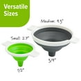 thumbnail image 4 of Prep Solutions 2 Piece Collapsible Funnel Set, 4 of 9