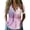 Multicolor 3, variant on Womens Summer 3/4 Sleeve Tops Casual Collared V Neck Loose Blouse Retro Metallic Shiny T Shirts