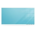 thumbnail image 1 of Ghent Manufacturing ARIASN43BE Aria 4 x 3 ft. Low Profile 0.25 in. Vertical Blue Glassboard with 4 Markers & Eraser, 1 of 1