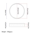 thumbnail image 3 of Practical Maple Banjo Frame Professional Copper Banjos Accessories Wood Ring Waterproof Banjo Accessory Replacement Annulus Musical Instrument Part, 3 of 8