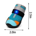 thumbnail image 3 of LED Light Up Dog Shoes, 4 Pack Breathable Mesh Pet Booties, Paw Protector Footwear, Outdoor Walking Accessories, for Dogs, Night Walks, Hiking, Running, and Daily Activities, 3 of 6