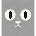 thumbnail image 2 of Oversized Cat Face Youth Heather Gray Jogger Pants-XL, 2 of 4