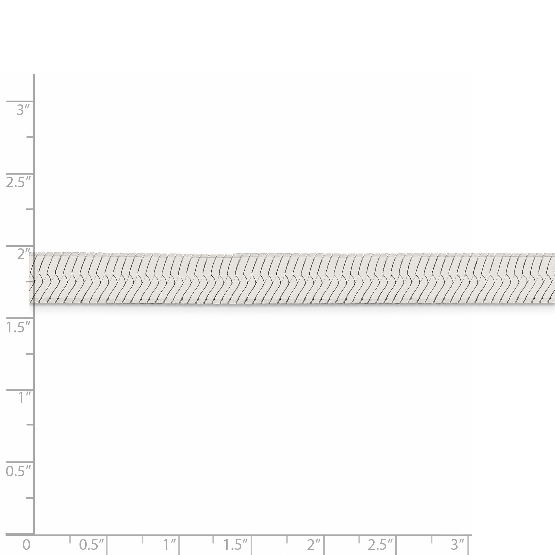 Primal Silver Sterling Silver 8.75mm Magic Herringbone Chain