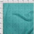 thumbnail image 2 of oneOone Polyester Lycra Turquoise Green Fabric Batik Dress Material Fabric Print Fabric By The Yard 56 Inch Wide - BS, 2 of 4